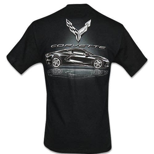 2020-2025 Corvette C8 Metallic Tonal T-Shirt
